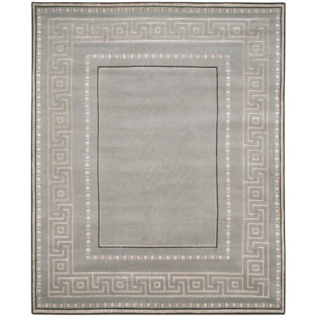 Safavieh 9 x 12 ft. Tibetan Hand Knotted Rectangle Rug, Gray TB054D-9